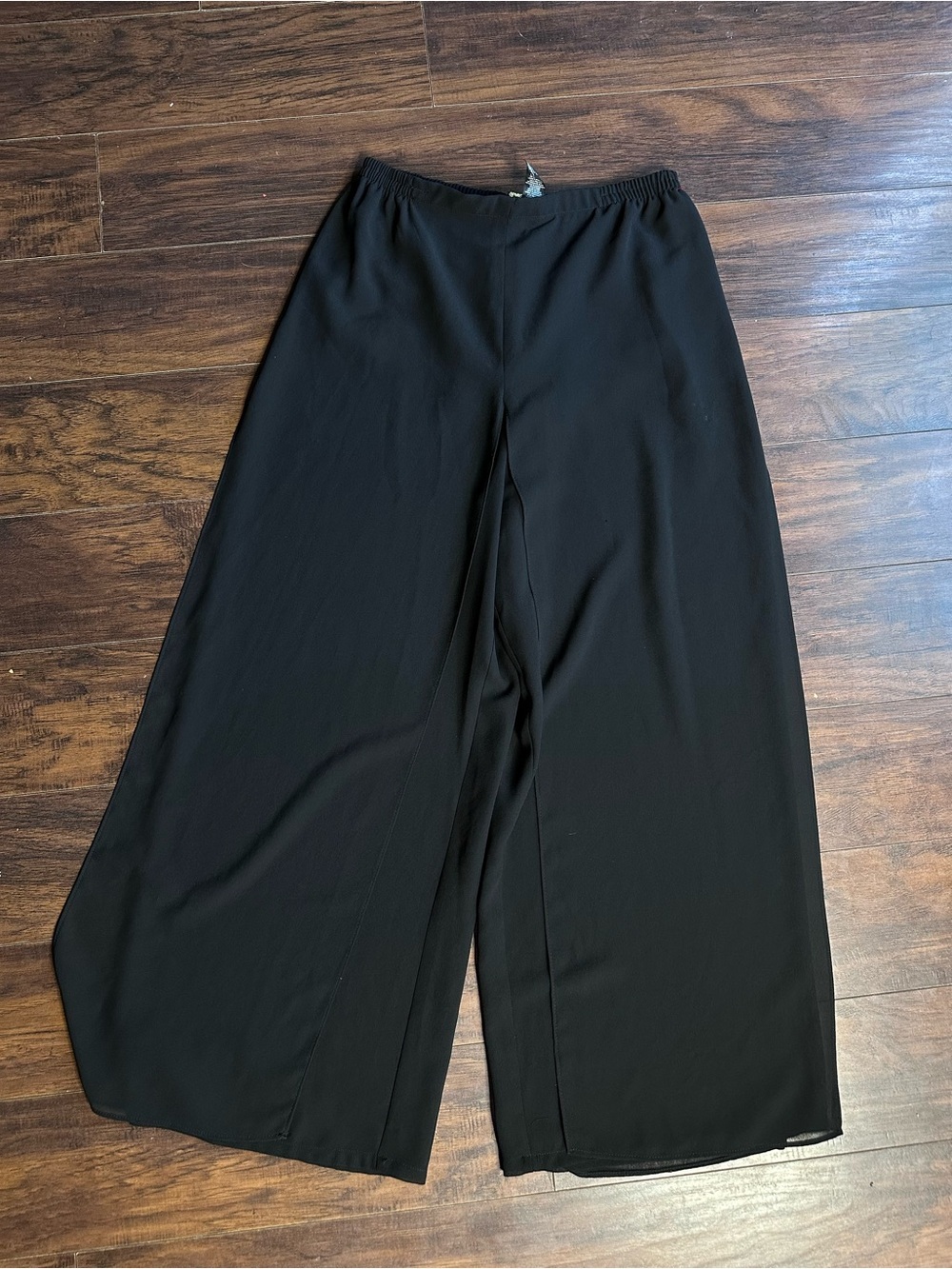 VTG R&K Wide Leg Black Palazzo Pants